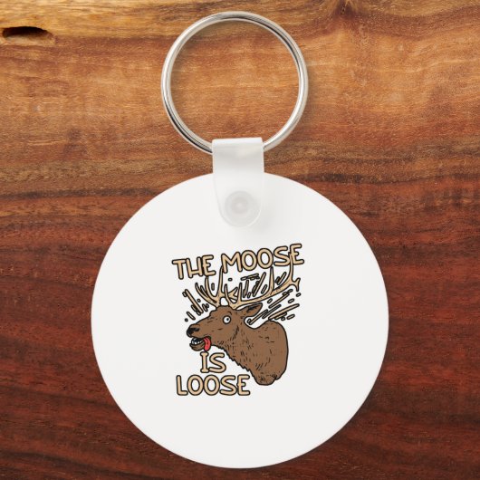 De Moose is los Sleutelhanger (Voorkant)