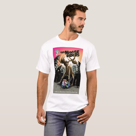 De Moose Riders #1 T-shirt (Voorkant volledig)