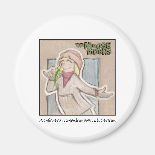 De Moose Riders Lola magnet (Voorkant)