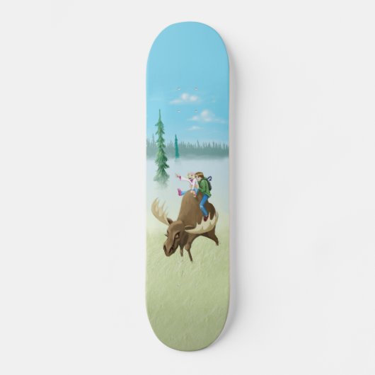 De Moose Riders, Pagina 1 Skateboard (Voorkant)