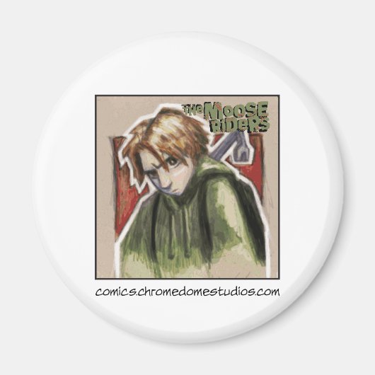 De Moose Riders Westley magnet (Voorkant)