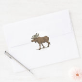 De Moose Ronde Sticker (Envelop)