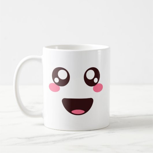 De Mop met het Schattige Gezicht Koffiemok (Links)