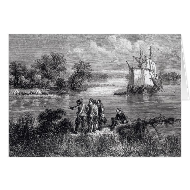 De Moravianen die de Delaware overstijgen (Voorkant Horizontaal)