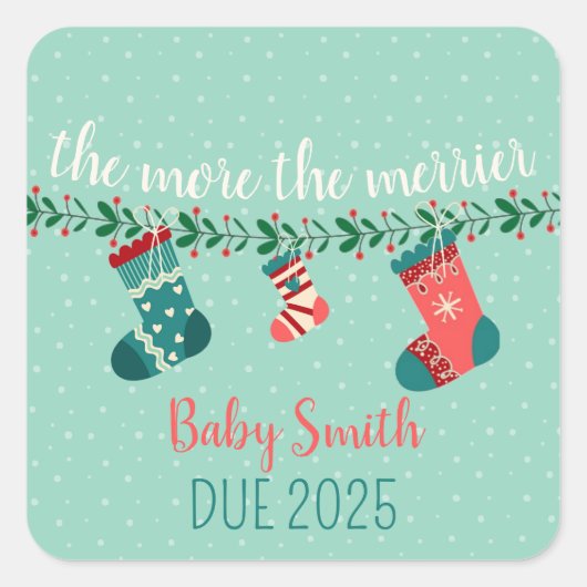 de MoretheMERRIER Vierkante Sticker (Voorkant)