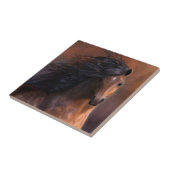 De Morgan Horse Art Tile Tegeltje (Zijkant)