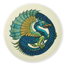 De Morgan's Dragon keramische knop