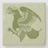 De Morgan's Eagle Marble Stone Onderzetter (Voorkant)