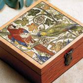 De Morgan's papegaaien op Grapevine Collectie Tegeltje