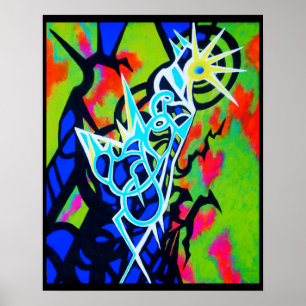 De Morgen Vogel Poster