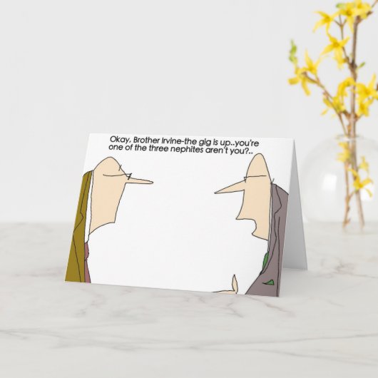 De Mormoonse Kaart van Verjaardag drie Nephites (Gele Bloem)