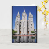 De mormoonse Tempel (van LDS) in Salt Lake City, Kaart (Gele Bloem)