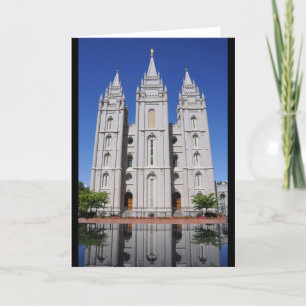De mormoonse Tempel (van LDS) in Salt Lake City, Kaart