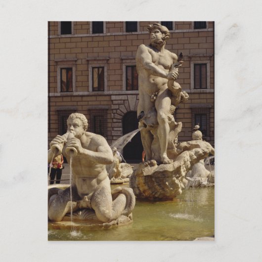De Moro-fontein Briefkaart (Voorkant)