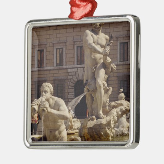 De Moro-fontein Metalen Ornament (Links)