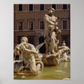 De Moro-fontein Poster (Voorkant)