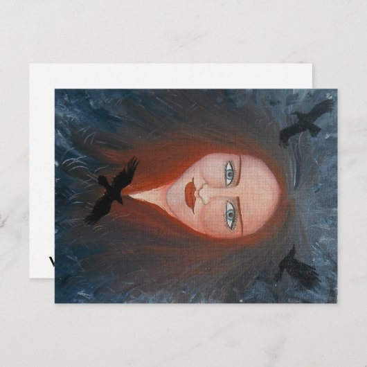 De Morrígan Briefkaart (Voorkant / Achterkant)