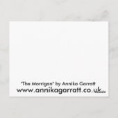 De Morrígan Briefkaart (Achterkant)