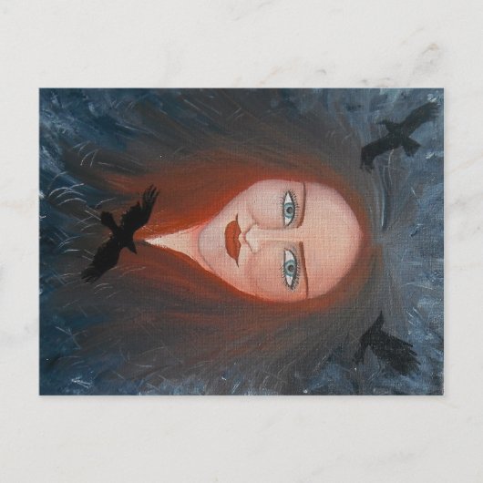 De Morrígan Briefkaart (Voorkant)