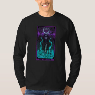 De Morrigan Dood Tarotkaart Gotische Heksen Pagan T-shirt