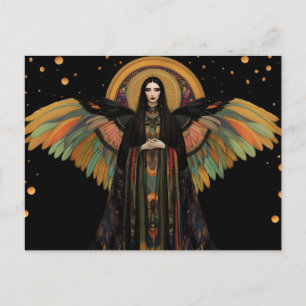 De Morrigan Godin van de Empowerment Kunst Briefkaart