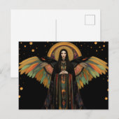 De Morrigan Godin van Empowerment Kunst Briefkaart (Voorkant / Achterkant)