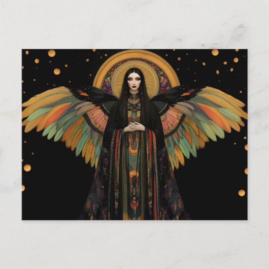 De Morrigan Godin van Empowerment Kunst Briefkaart (Voorkant)
