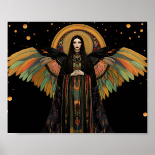 De Morrigan Godin van Empowerment Kunst Poster