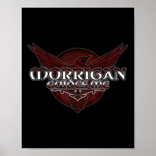 De Morrigan, Keltische godin van de oorlog, heiden Poster (Voorkant)