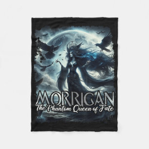 De Morrigan Keltische Ierse mythologie Raven Crow Fleece Deken