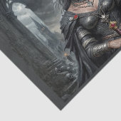 De Morrigan (Oudere versie): Keltische oorlogsgodi Tissuepapier (Detail)