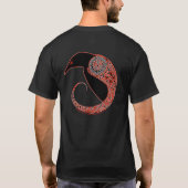 De Morrigan Raven Celtic Knotwork T - shirts #2 (Achterkant)