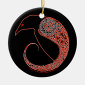 De Morrigan Raven Celtic Ornament (Voorkant)