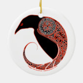 De Morrigan Raven Celtic Ornament #2 (Achterkant)