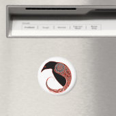 De Morrigan Raven Keltische knoopwerkmagneten Magneet (Insitu (Vaatwasser))
