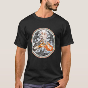 De Morrigan Triple Goddess Tarot Kaart Gotische Pa T-shirt
