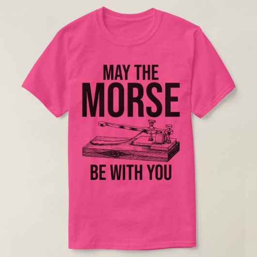 De morse is bij jou. t-shirt (Design voorkant)
