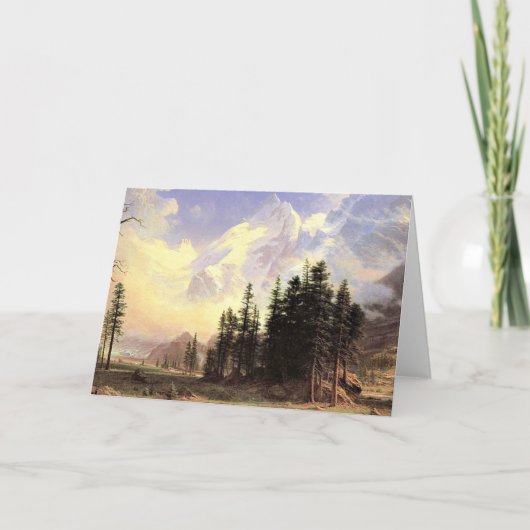 De Morteratsch Glacier, Pontresina, mooie kunst, Bedankkaart (Voorkant)