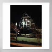 De Moshulu bij Penn's landing in Philadelphia Poster (Voorkant)