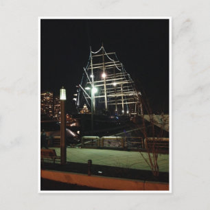 De Moshulu in Penn's landende Philadelphia Briefkaart