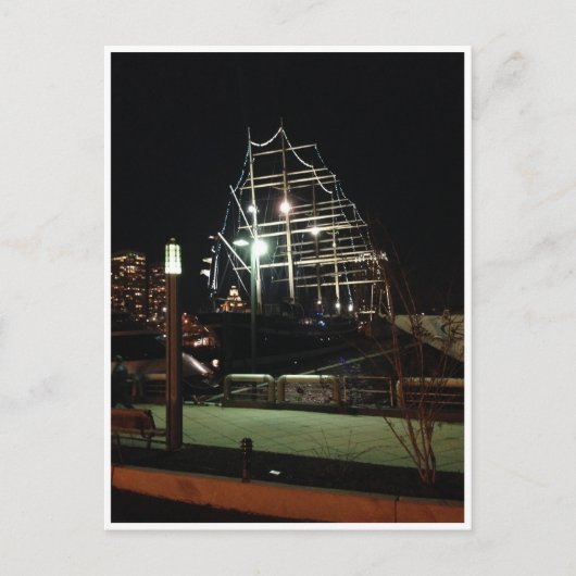 De Moshulu in Penn's landende Philadelphia Briefkaart (Voorkant)