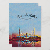 De moskee van Ahmed van de sultan Feestdagenkaart (Voorkant / Achterkant)