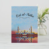 De moskee van Ahmed van de sultan Feestdagenkaart (Staand voorkant)