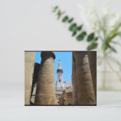 De moskee van Luxor-tempel Briefkaart (Staand voorkant)