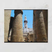 De moskee van Luxor-tempel Briefkaart (Voorkant)
