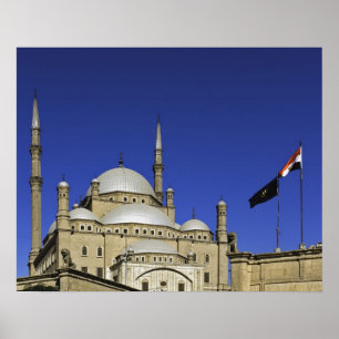 De moskee van Muhammad Ali in de Citadel, ook Poster