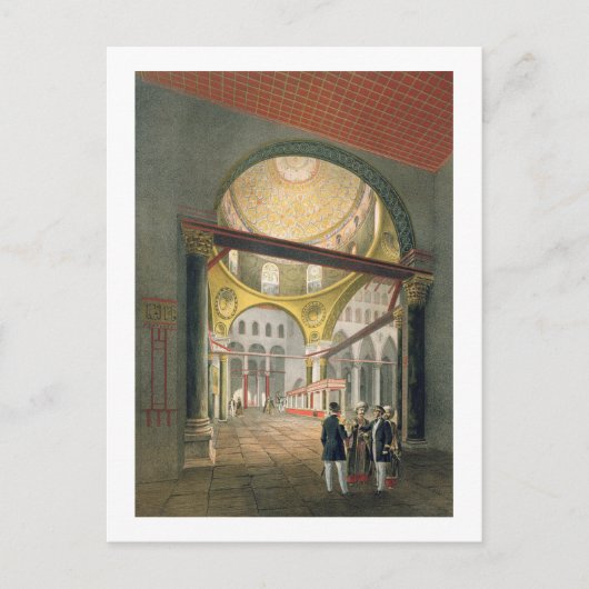 De Mosque El Aksa uit de "Souvenirs of Jeruzalem", Briefkaart (Voorkant)