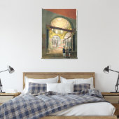 De Mosque El Aksa uit de "Souvenirs of Jeruzalem", Canvas Afdruk (Insitu (Slaapkamer))