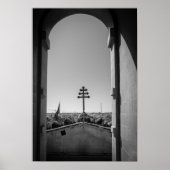 De Mosta Dome door de poortopening Poster (Voorkant)