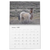 De mosterd van het zand wasbekken kalender (Jan 2027)